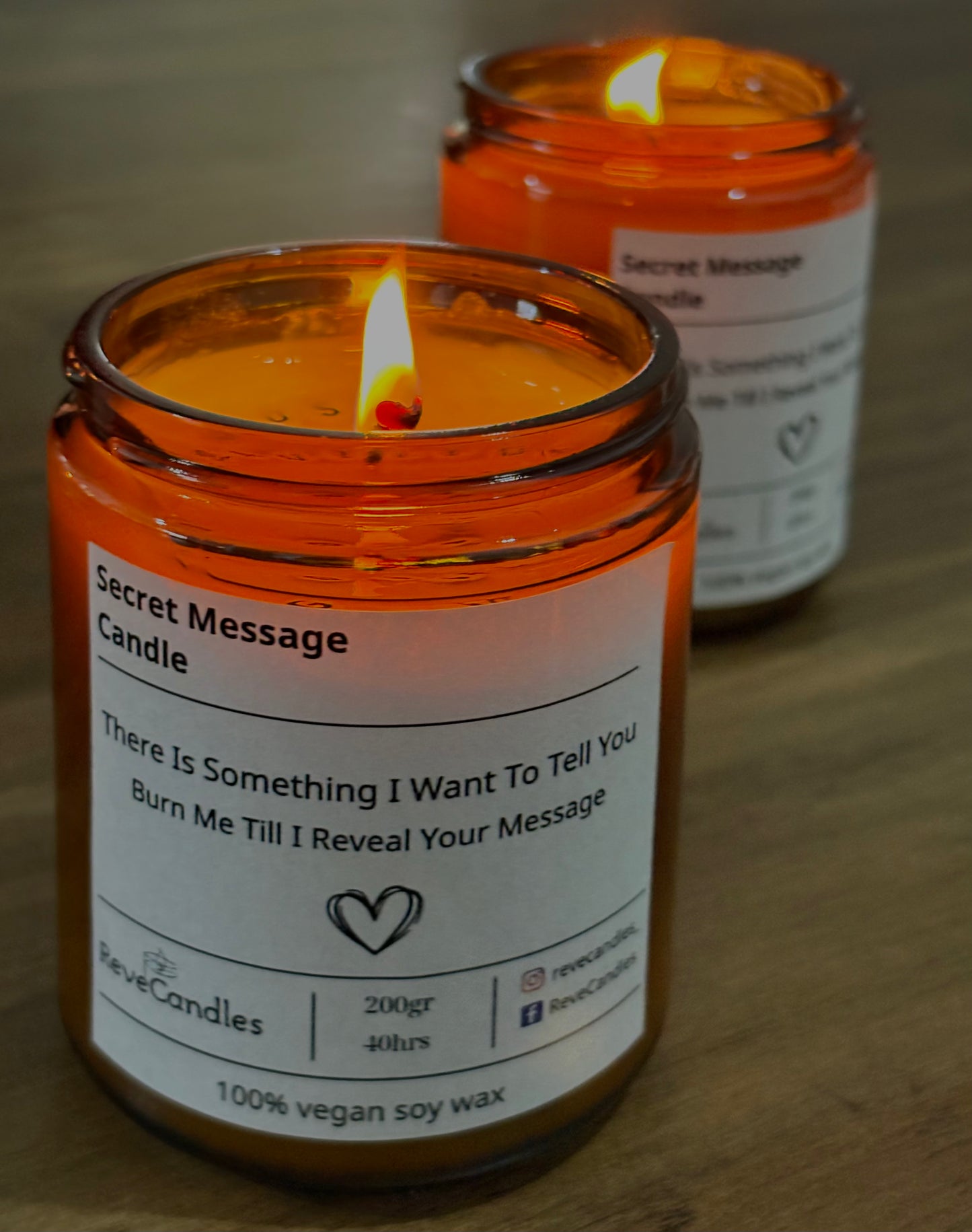 Secret Message Candle